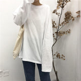 Drop Shoulder Oversized Long Sleeve Tee