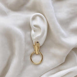 Gold Hands Earrings