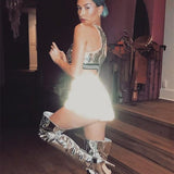 3M Reflective High Waisted Shorts