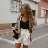 Snake Skin Print Blazer