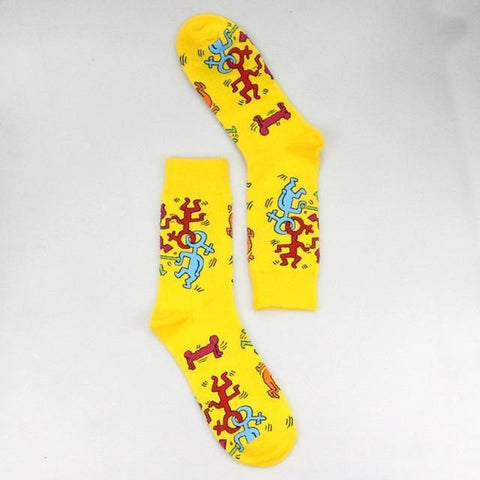 Pop Art Crew Socks