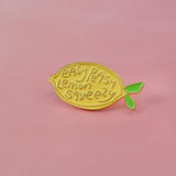 Easy Peasy Lemon Squeezy Enamel Pins