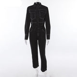 Denim Flight Jumpsuit