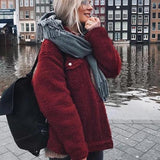 Teddy Button Up Jacket