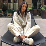 Zip Up Sherpa Pullover