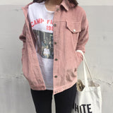 Basic Pastel Corduroy Jacket