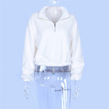 Zip Up Sherpa Pullover