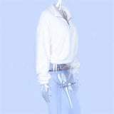 Zip Up Sherpa Pullover