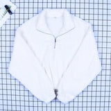 Zip Up Sherpa Pullover