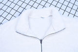 Zip Up Sherpa Pullover