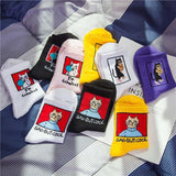 "Sad But Cool" Cat Socks