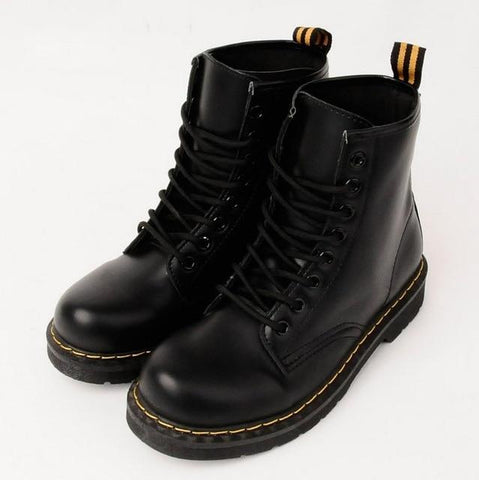 Vegan Leather Marten Boots