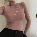 "The Universe Is Abundant" Turtleneck