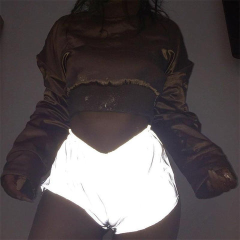 3M Reflective High Waisted Shorts