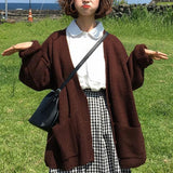 Oversized Thick Knit Cardigan