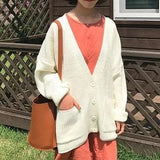 Oversized Thick Knit Cardigan