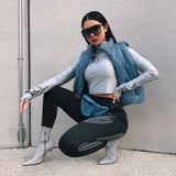 The Chloe Crop & Biker Set