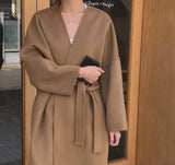 Oversized Minimal Wool Coat