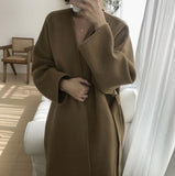Oversized Minimal Wool Coat
