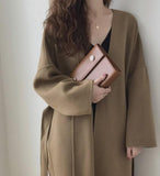 Oversized Minimal Wool Coat