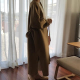 Oversized Minimal Wool Coat