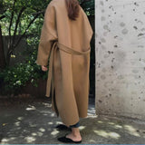 Oversized Minimal Wool Coat