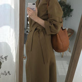Oversized Minimal Wool Coat