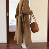 Oversized Minimal Wool Coat