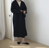 Oversized Minimal Wool Coat