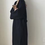 Oversized Minimal Wool Coat
