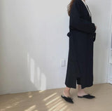 Oversized Minimal Wool Coat