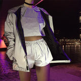 3M Reflective High Waisted Shorts