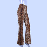 Slim Leopard Bell Bottoms