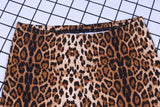 Slim Leopard Bell Bottoms
