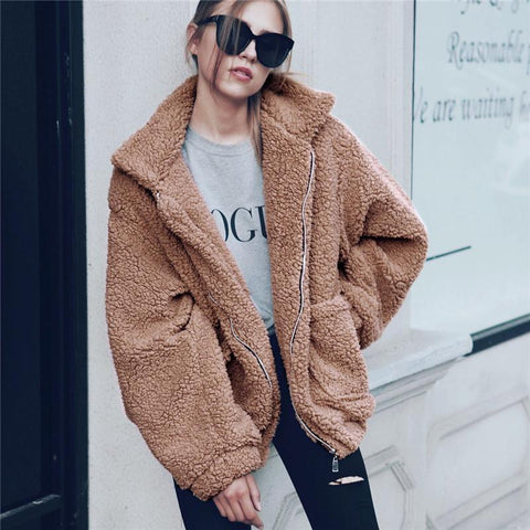 Zip Up Sherpa Jacket