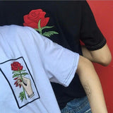 Give You A Rose Embroidered Tee