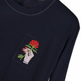 Give You A Rose Embroidered Tee