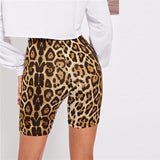 Leopard Biker Shorts
