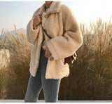 Buttoned Teddy Sherpa Jacket