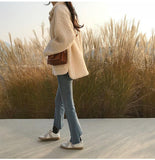 Buttoned Teddy Sherpa Jacket