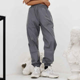 High Waisted 3M Reflective Sport Trousers