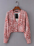 Hearts Printed Blouse