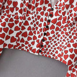 Hearts Printed Blouse