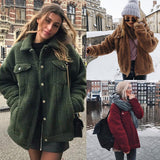 Button Up Teddy Sherpa Jacket