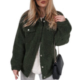 Button Up Teddy Sherpa Jacket