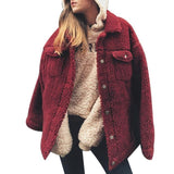 Button Up Teddy Sherpa Jacket