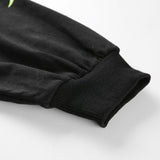 Neon Black Oversized Hoodie