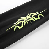 Neon Black Oversized Hoodie