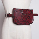 Vegan Leather Belt / Waist Bag