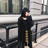 Plaid Yellow Skirt